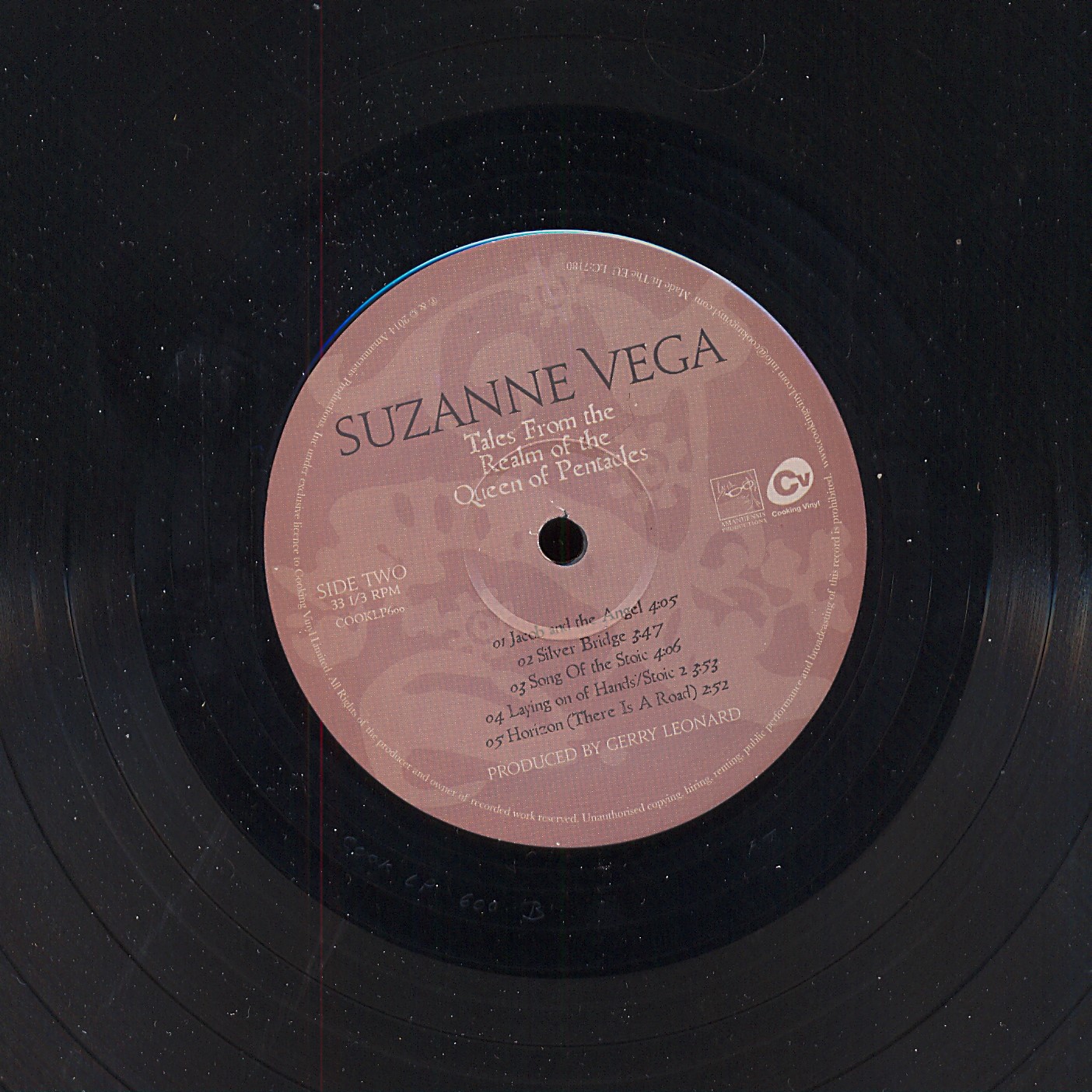 Suzanne Vega  Tales From The Realm Of The Queen Of Pentacles : LP B